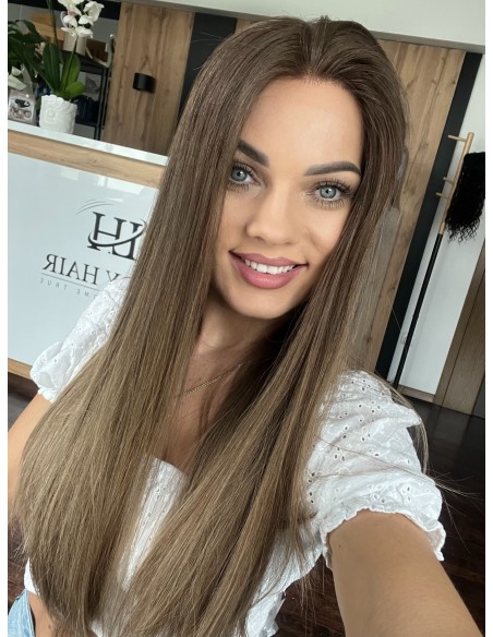"Jagoda 60 cm Peruka z włosów naturalnych  "M" PREMIUM