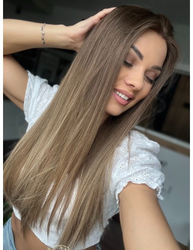 "Jagoda 60 cm Peruka z włosów naturalnych  "M" PREMIUM