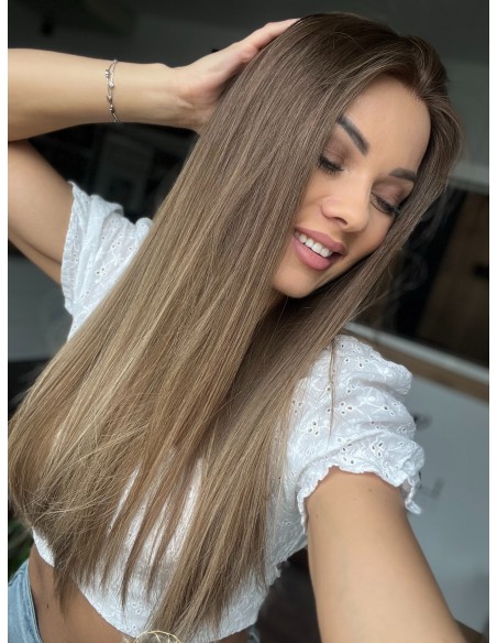"Jagoda 60 cm Peruka z włosów naturalnych  "M" PREMIUM