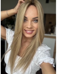 "WIKI 55 CM "DŁUGI TOPPER Z WŁOSÓW NATURALNYCH