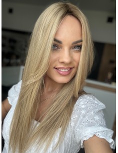 "WIKI 55 CM "DŁUGI TOPPER Z WŁOSÓW NATURALNYCH 2