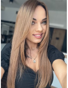 "JUSTI 55 CM" DŁUGI TOPPER Z WŁOSÓW NATURALNYCH