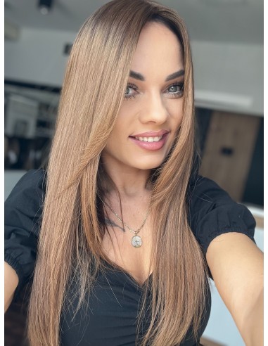 "JUSTI 55 CM" DŁUGI TOPPER Z WŁOSÓW NATURALNYCH