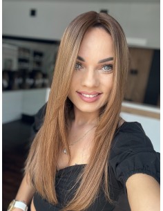 "JUSTI 55 CM" DŁUGI TOPPER Z WŁOSÓW NATURALNYCH 2