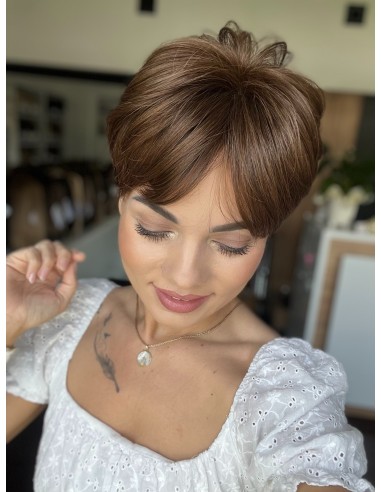 "JONI K2 " KRÓTKI TOPPER Z WŁOSÓW NATURALNYCH