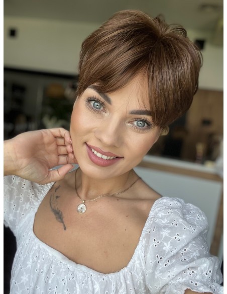 "JONI K2 " KRÓTKI TOPPER Z WŁOSÓW NATURALNYCH