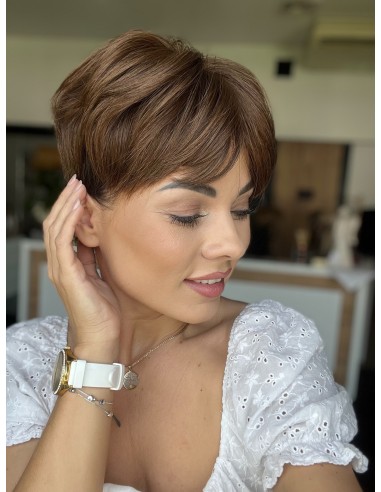 "JONI K2 " KRÓTKI TOPPER Z WŁOSÓW NATURALNYCH