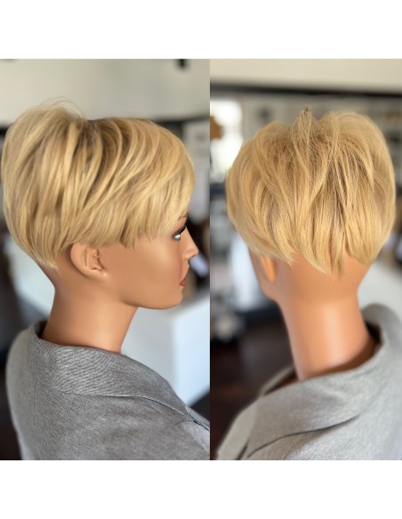 "JONI LO " KRÓTKI TOPPER Z WŁOSÓW NATURALNYCH