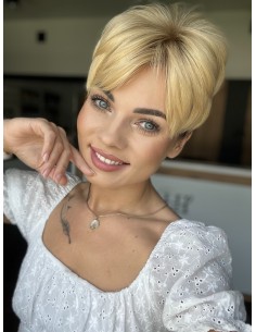 "JONI LO " KRÓTKI TOPPER Z WŁOSÓW NATURALNYCH