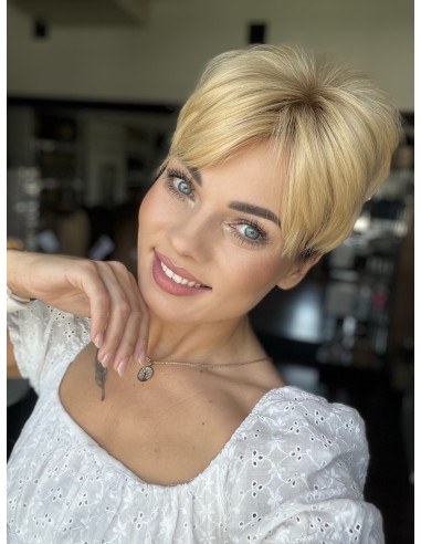 "JONI LO " KRÓTKI TOPPER Z WŁOSÓW NATURALNYCH