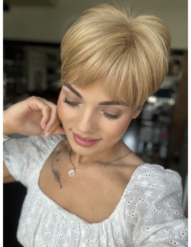 "JONI HL " KRÓTKI TOPPER Z WŁOSÓW NATURALNYCH