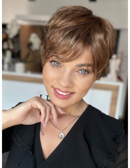 Ivy Bronzed Brown-Peruka z włosów syntetycznych NAH