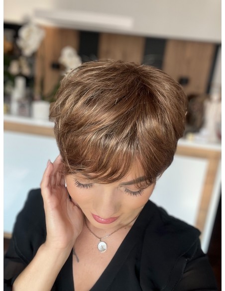 Ivy Bronzed Brown-Peruka z włosów syntetycznych NAH