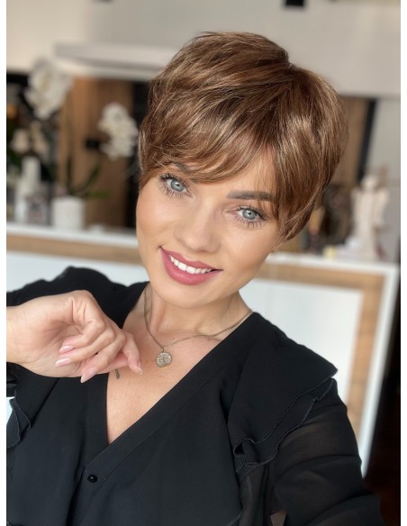 Ivy Bronzed Brown-Peruka z włosów syntetycznych NAH