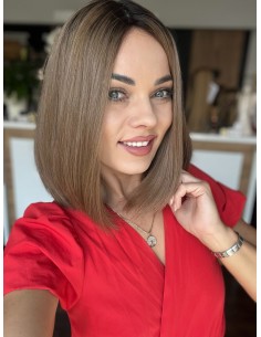JULIA MS 35 CM"S"-PERUK WŁOSÓW NATURALNYCH