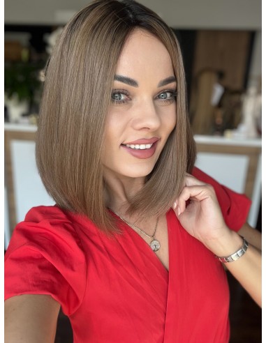 JULIA MS 35 CM"S"-PERUK WŁOSÓW NATURALNYCH