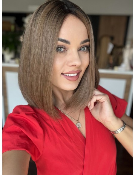 JULIA MS 35 CM"S"-PERUK WŁOSÓW NATURALNYCH