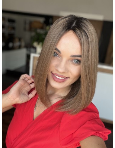 JULIA MS 35 CM"S"-PERUK WŁOSÓW NATURALNYCH