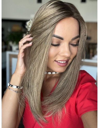 "MEGAN S8 "40-45 MEDYCZNA PERUKA Z WŁOSÓW NATURALNYCH