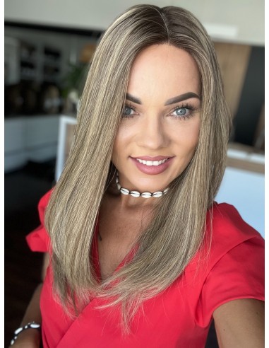 "MEGAN S8 "40-45 MEDYCZNA PERUKA Z WŁOSÓW NATURALNYCH