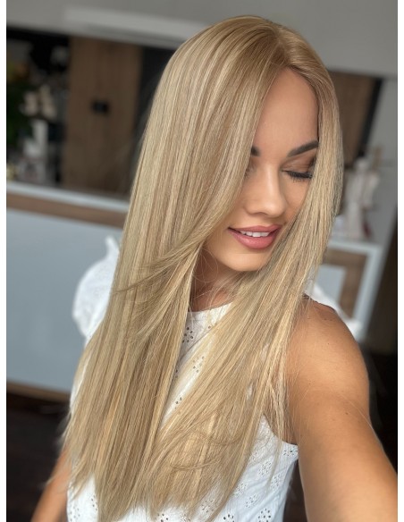 DOMI 60CM-DŁUGI TOPPER Z WŁOSÓW NATURALNYCH