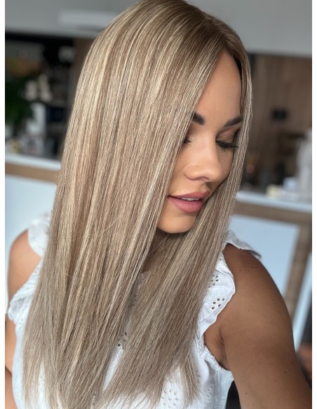 "PRIMA 45-50 CM "DŁUGI TOPPER Z WŁOSÓW NATURALNYCH