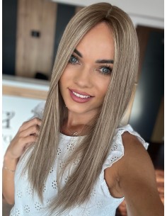 "PRIMA 45-50 CM "DŁUGI TOPPER Z WŁOSÓW NATURALNYCH