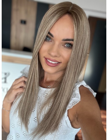 "PRIMA 45-50 CM "DŁUGI TOPPER Z WŁOSÓW NATURALNYCH