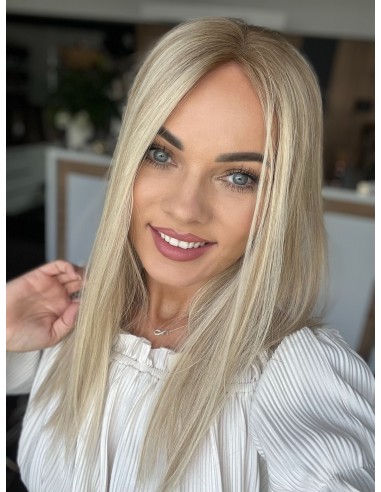 SOFI 45MN- BLOND TOPPER Z WŁOSÓW NATURALNYCH