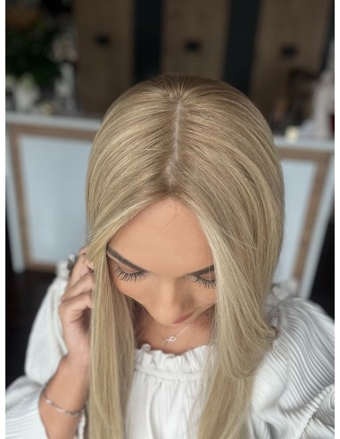 VELIRA 55-60 CM "DŁUGI TOPPER Z WŁOSÓW NATURALNYCH Z GRZYWKĄ HOLLYWOOD