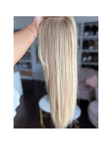 VELIRA 55-60 CM "DŁUGI TOPPER Z WŁOSÓW NATURALNYCH Z GRZYWKĄ HOLLYWOOD