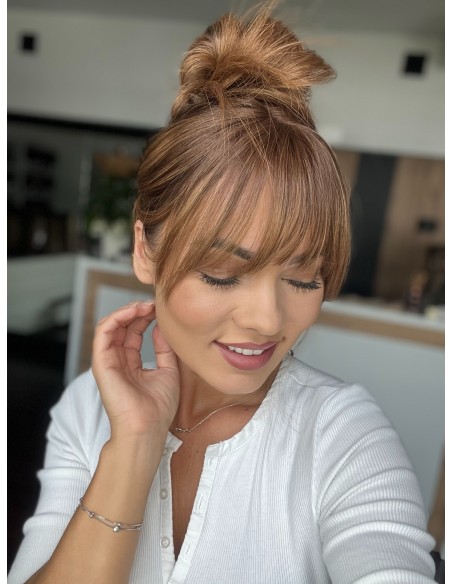 "JUSTI 55 CM Z GRZYWKĄ" DŁUGI TOPPER Z WŁOSÓW NATURALNYCH