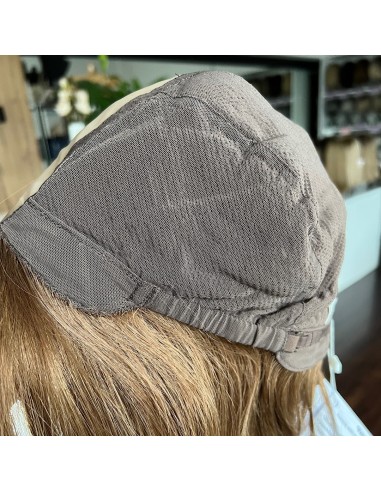 "ELURA" 40-45  PERUKA Z WŁOSÓW NATURALNYCH Z GRZYWKĄ