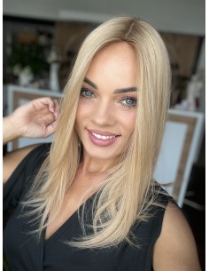 SHEILA 40-45 TOPPER Z WŁOSÓW NATURALNYCH  PREMIUM 2