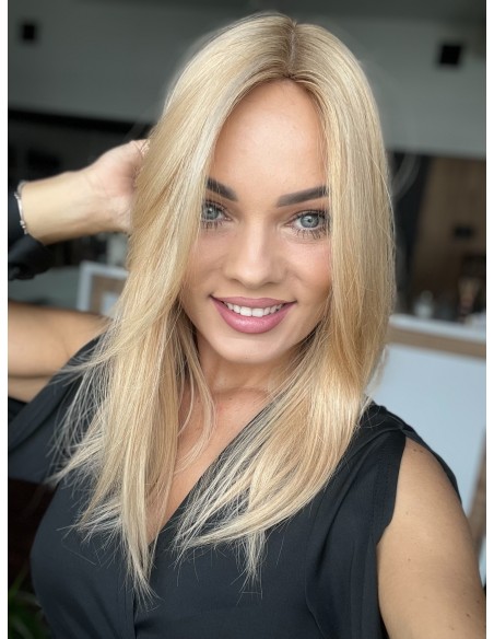 SHEILA 40-45 TOPPER Z WŁOSÓW NATURALNYCH  PREMIUM