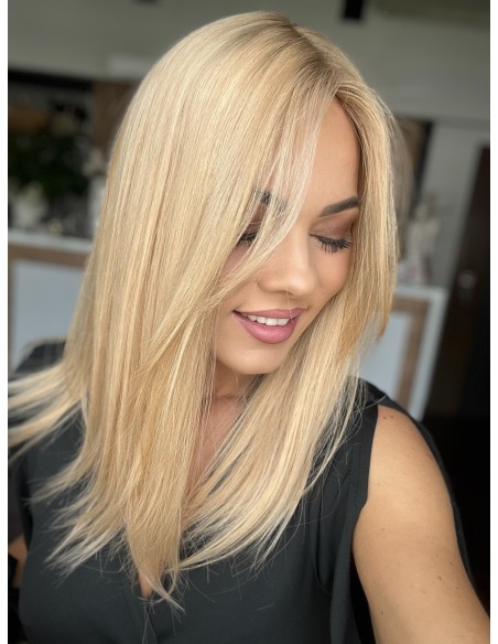 SHEILA 40-45 TOPPER Z WŁOSÓW NATURALNYCH  PREMIUM