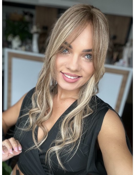 "Lio 6D "- Mini topper z włosów naturalnych  45 cm