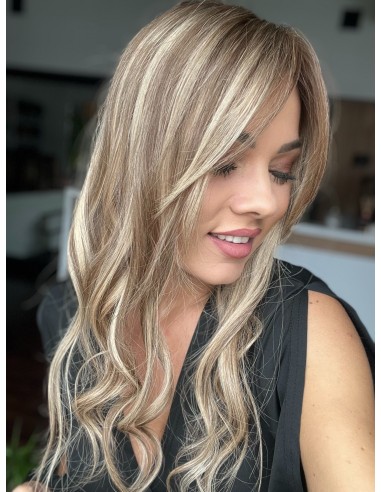 "Lio 6D "- Mini topper z włosów naturalnych  45 cm