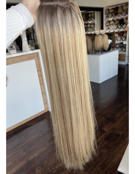 "MILENA 65 CM  "DŁUGI TOPPER Z WŁOSÓW NATURALNYCH  PREMIUM