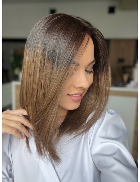 "TERESA 35 CM" TOPPER Z WŁOSÓW NATURALNYCH