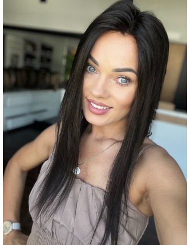 Natalia K1- 45 cm-Mono topper z włosów naturalnych