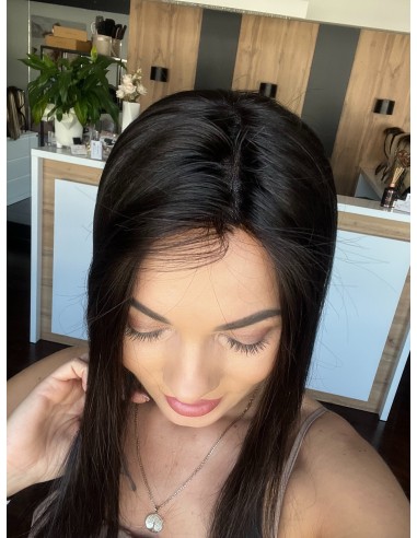 Natalia K1- 45 cm-Mono topper z włosów naturalnych