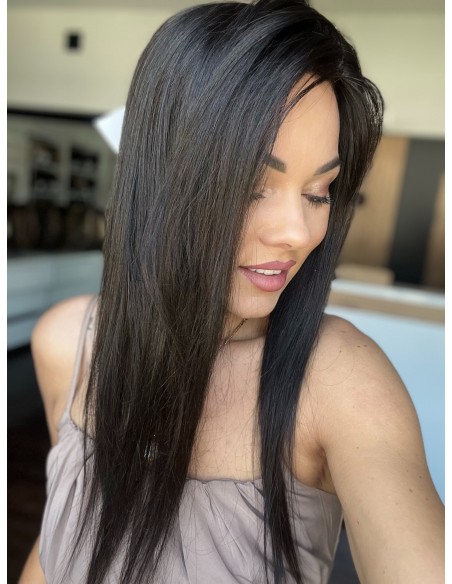 Natalia K1- 45 cm-Mono topper z włosów naturalnych