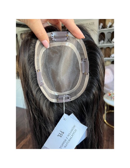 Natalia K1- 45 cm-Mono topper z włosów naturalnych