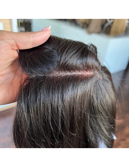 Natalia K1- 45 cm-Mono topper z włosów naturalnych