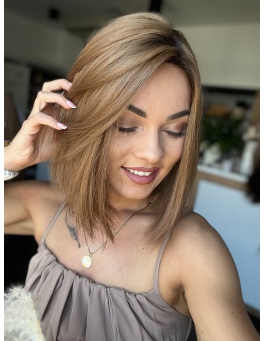 AGA  30-35 CM-PERUKA WŁOSÓW NATURALNYCH  "S"