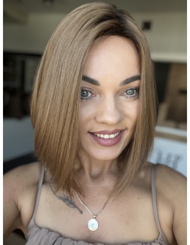 AGA  30-35 CM-PERUKA WŁOSÓW NATURALNYCH  "S"