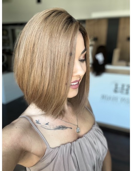 AGA  30-35 CM-PERUKA WŁOSÓW NATURALNYCH  "S"