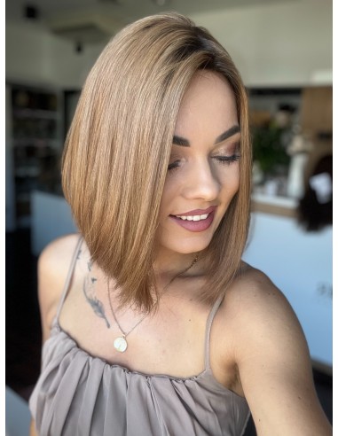 AGA  30-35 CM-PERUKA WŁOSÓW NATURALNYCH  "S"