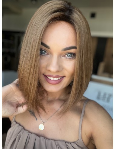 AGA  30-35 CM-PERUKA WŁOSÓW NATURALNYCH  "S"